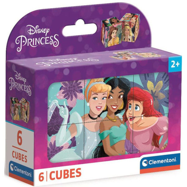 Фото - Кубики Clementoni Princess 6 ел. (40660)