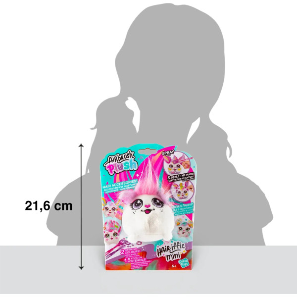 Фото - Набір для декупажу та розпису Canal Toys DIY AIRBRUSH PLUSH - Hair'iffic Зроби зачіску - Пінкі (AIR038/1)