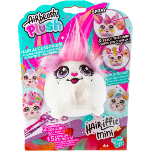 Фото - Набір для декупажу та розпису Canal Toys DIY AIRBRUSH PLUSH - Hair'iffic Зроби зачіску - Пінкі (AIR038/1) Фото - Набір для декупажу та розпису Canal Toys DIY AIRBRUSH PLUSH - Hair'iffic Зроби зачіску - Пінкі (AIR038/1)