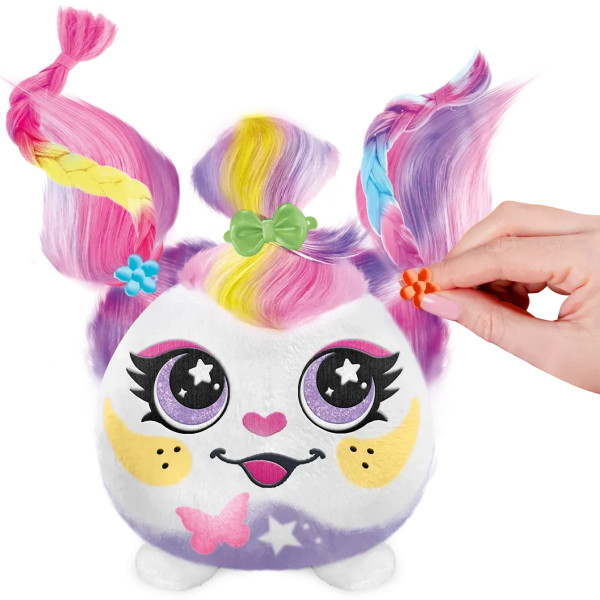 Фото - Набір для декупажу та розпису Canal Toys DIY AIRBRUSH PLUSH - Hair'iffic Зроби зачіску - Пінкі (AIR038/1)