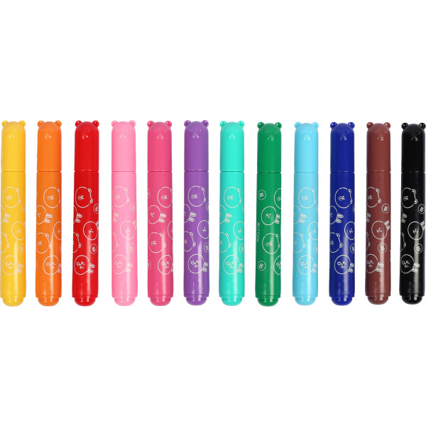 Фото - Фломастери YES 12 кол. Line Friends Mini (650594)