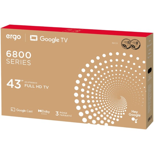 Фото - Телевізор Ergo 43JFS6800
