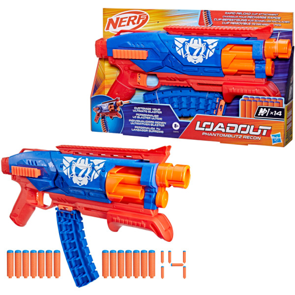 Фото - Бластер многозарядный Hasbro Nerf Loadout Phantomblitz Recon (G3372)