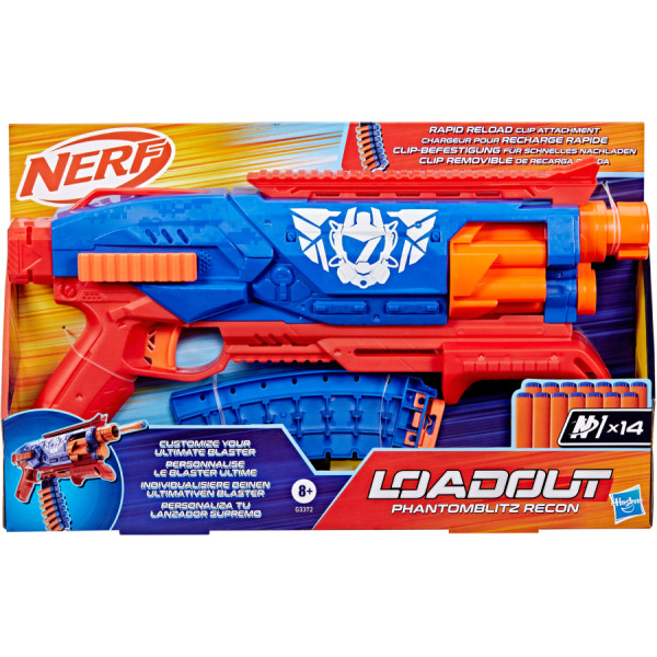 Фото - Бластер многозарядный Hasbro Nerf Loadout Phantomblitz Recon (G3372)