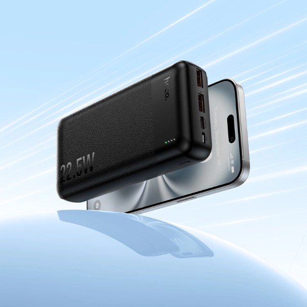 Фото - Батарея мобильная HOCO J159A Essence 22.5W+PD20W 20000mAh Black (6942007673587)