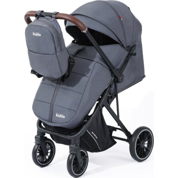 Фото - Коляска прогулочная Kidilo 6530B Dark Grey