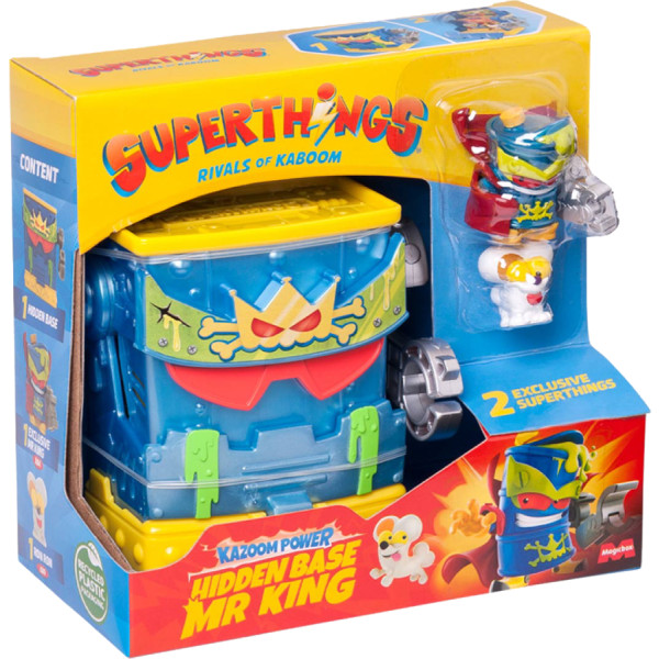 Фото - Колекційні фігурки набір SuperThings серії Kazoom Power - СКРИТА БАЗА МІСТЕРА КІНГУ (PSTSP112IN240)