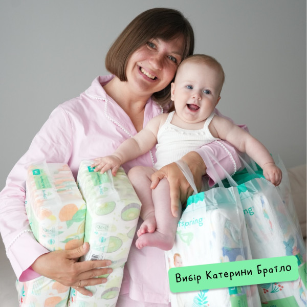 Фото - Одноразові підгузки Offspring розмір L 9-13 кг, 36 шт. Кити (DP-OI-FAT-L36P-WTW)