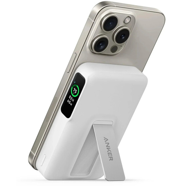 Фото - Батарея мобильная Anker MagGo 10000 mAh Qi2 15W + USB-C PD 27W White (A1654G21)