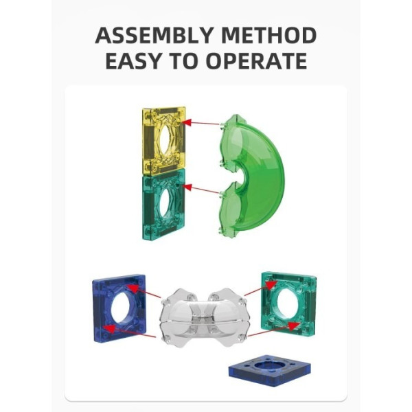 Фото - Магнітний конструктор MAGNETIC TOYS 349 деталей (8532-349)