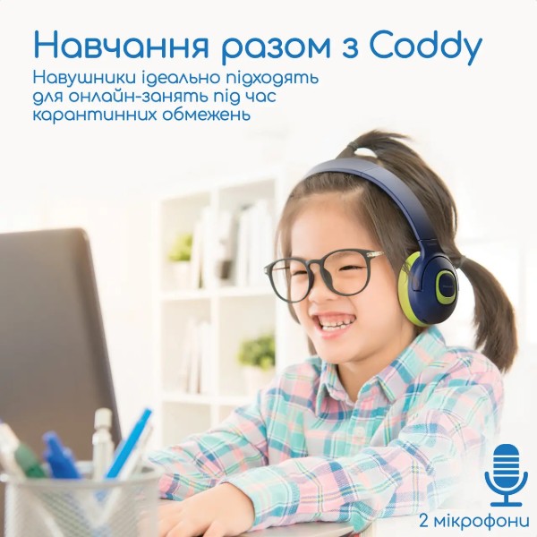 Фото - Навушники накладні бездротові Promate Coddy.Emerald