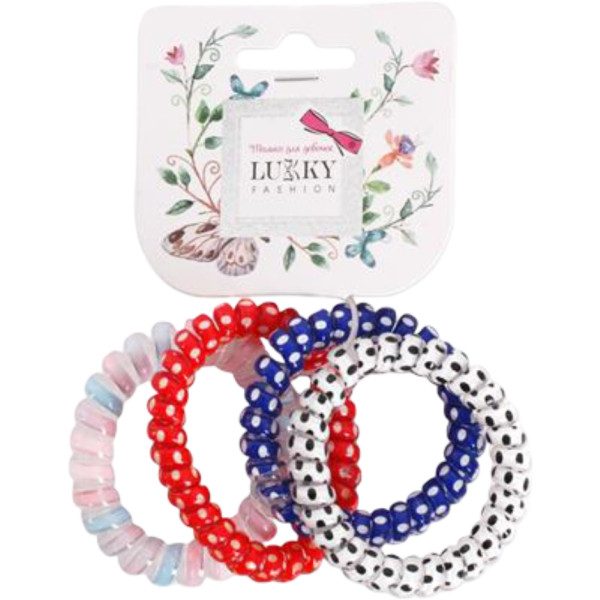 Фото - Набір для волосся Lukky Набір дитячих резинок 4 шт. (T18567) Фото - Набір для волосся Lukky Набір дитячих резинок 4 шт. (T18567)