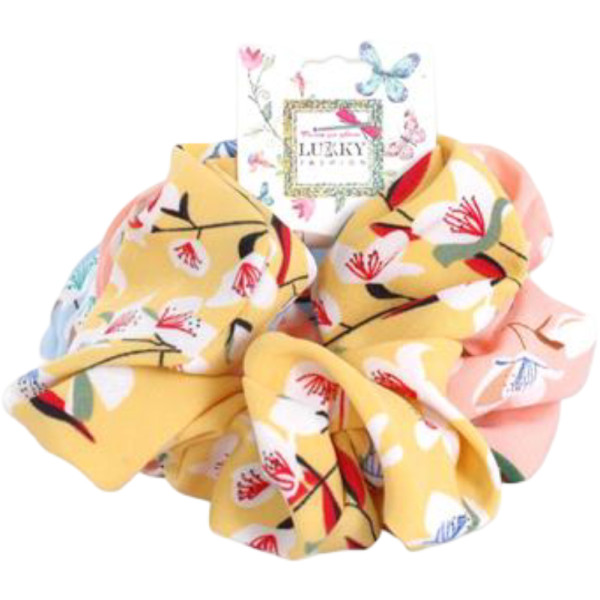 Фото - Набір для волосся Lukky Набір дитячих резинок з квітковим принтом 3 шт. (T19596) Фото - Набір для волосся Lukky Набір дитячих резинок з квітковим принтом 3 шт. (T19596)