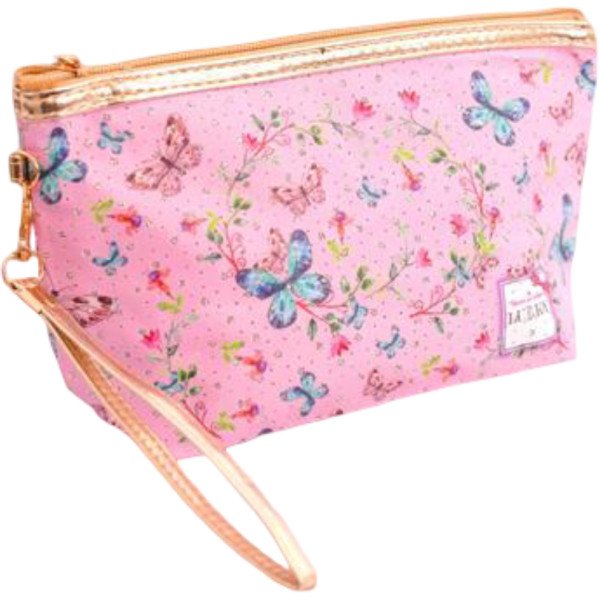 Фото - Косметичка дитяча Lukky Рожева з метеликами 24х6 см (T17837) Фото - Косметичка дитяча Lukky Рожева з метеликами 24х6 см (T17837)