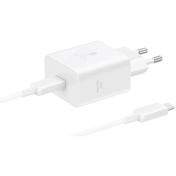 Фото - Мережевий зарядний пристрій Samsung 45W Compact Power Adapter (EP-T4511XWEGEU) Фото - Мережевий зарядний пристрій Samsung 45W Compact Power Adapter (EP-T4511XWEGEU)