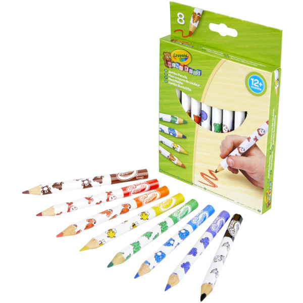 Фото - Набір олівців Crayola Mini Kids Мої перші олівці, 8 шт. (3678)