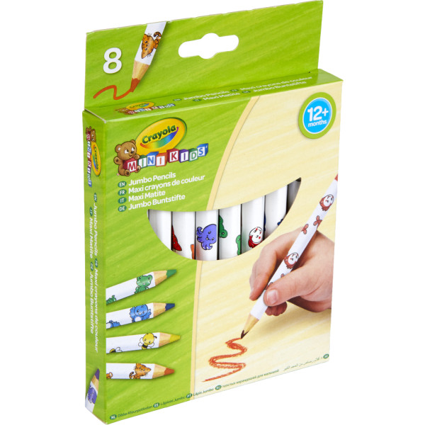 Фото - Набір олівців Crayola Mini Kids Мої перші олівці, 8 шт. (3678)