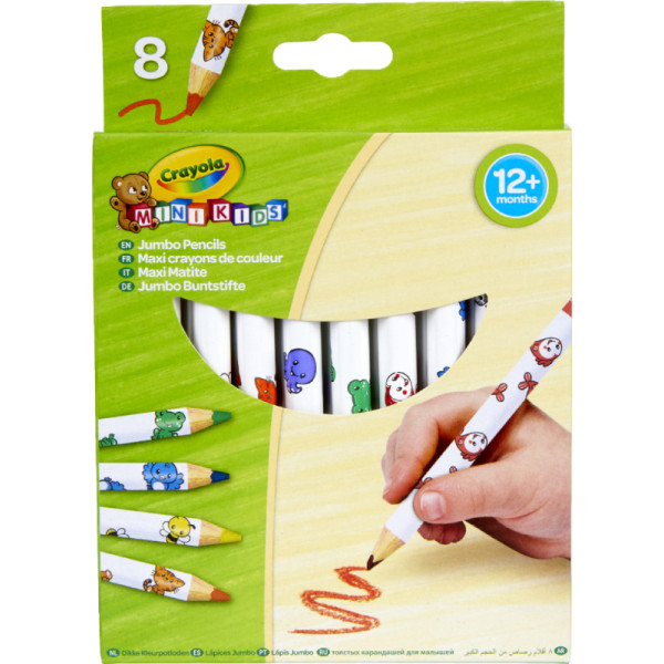 Фото - Набір олівців Crayola Mini Kids Мої перші олівці, 8 шт. (3678)