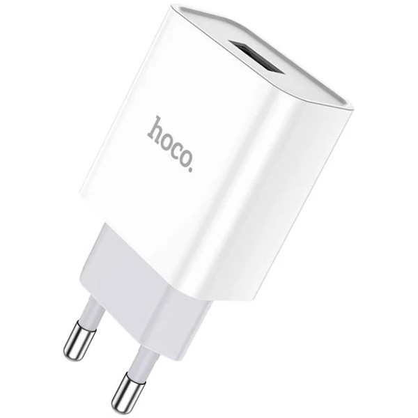 Фото - Сетевое зарядное устройство HOCO C81A 10.5W White (6931474727930)