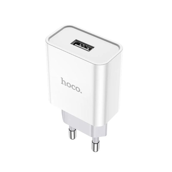 Фото - Сетевое зарядное устройство HOCO C81A 10.5W White (6931474727930)