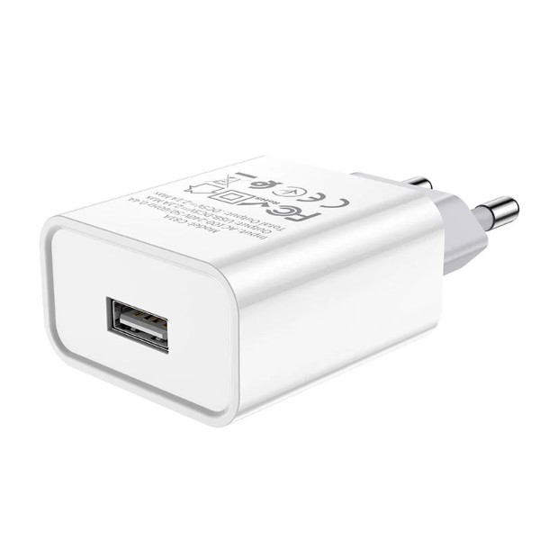 Фото - Сетевое зарядное устройство HOCO C81A 10.5W White (6931474727930)
