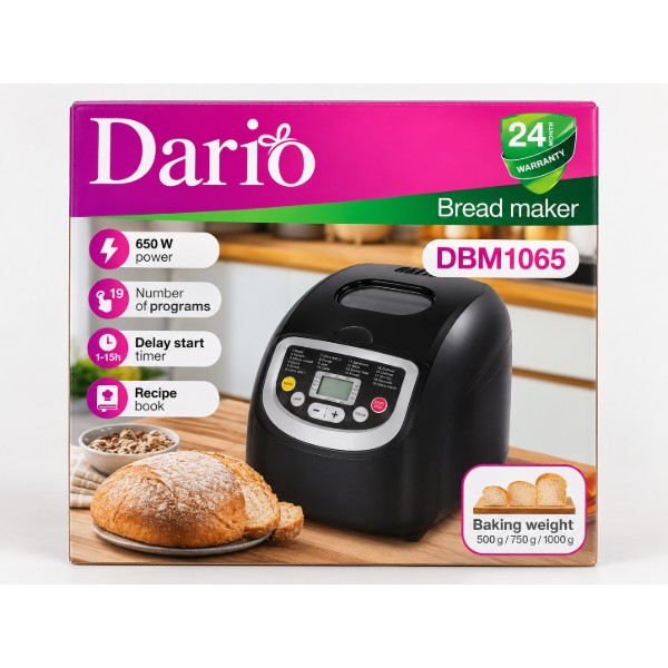 Фото - Хлебопечь Dario DBM1065 black