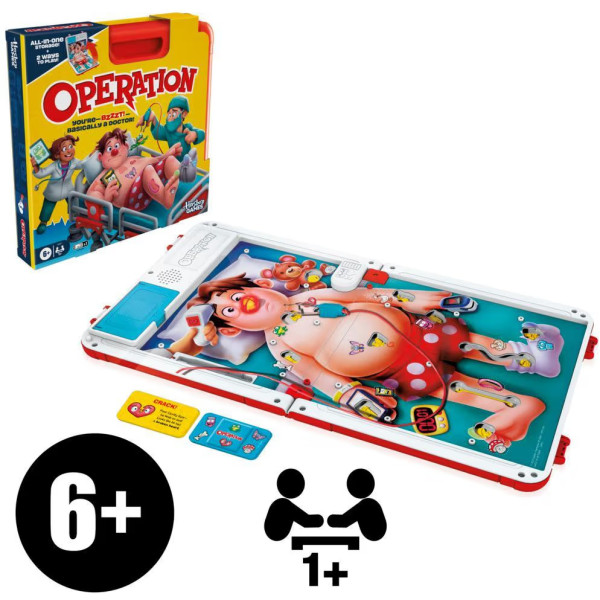 Фото - Настільна гра (5-7 років) Hasbro Операція (G0951)