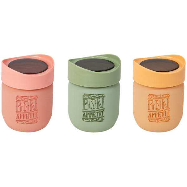Фото - Емкость для сыпучих Herevin 2024 Colours Plastic Lid 0.425 л в ассортименте (149357-150)