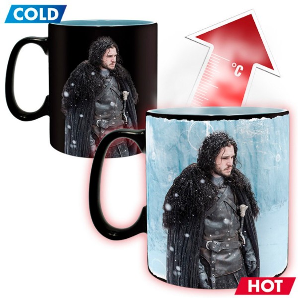 Фото - Чашка ABYstyle Чашка хамелеон GAME OF THRONES Winter Is Here (Гра Престолів) 460 мл