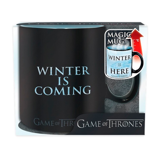 Фото - Чашка ABYstyle Чашка хамелеон GAME OF THRONES Winter Is Here (Гра Престолів) 460 мл