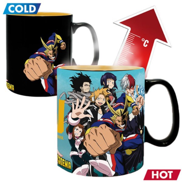 Фото - Чашка ABYstyle Чашка хамелеон MY HERO ACADEMIA Group (Моя геройська академія) 460 мл