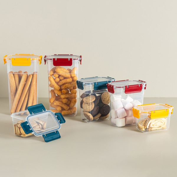 Фото - Ємність для зберігання Idea Home Clara Box 0.58л в асортименті (00966)