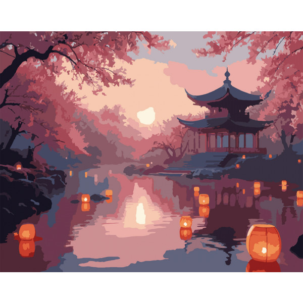 Фото - Картина за номерами Santi Таємнича Японія 40х50 см LED підсвітка (956643) Фото - Картина за номерами Santi Таємнича Японія 40х50 см LED підсвітка (956643)