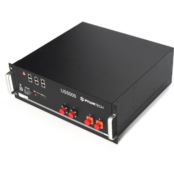 Фото - Батарея для солнечного инвертора Pylontech US5000 100AH/48V (без кабеля для инвертора)