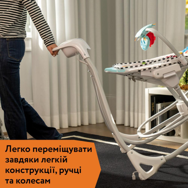 Фото - Крісло-качалка Baby Einstein 4 в 1 Kick to It (17405)