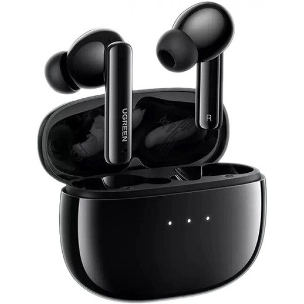 Фото - Наушники вкладыши беспроводные TWS UGREEN WS106 HiTune T3 Active Noise-Cancelling Earbuds Black (90401)