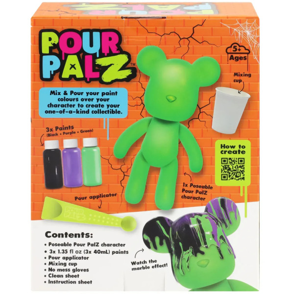 Фото - Набір для декупажу та розпису ToyMonster Black Edition Ведмедик Ніч жахів (GS-G87784/2)