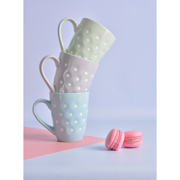 Фото - Чашка Limited Edition DOTS WHITE в асортименті 410 мл (16456)