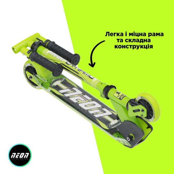 Фото - Двоколісний самокат Neon Dynamo Green (NS41G4)
