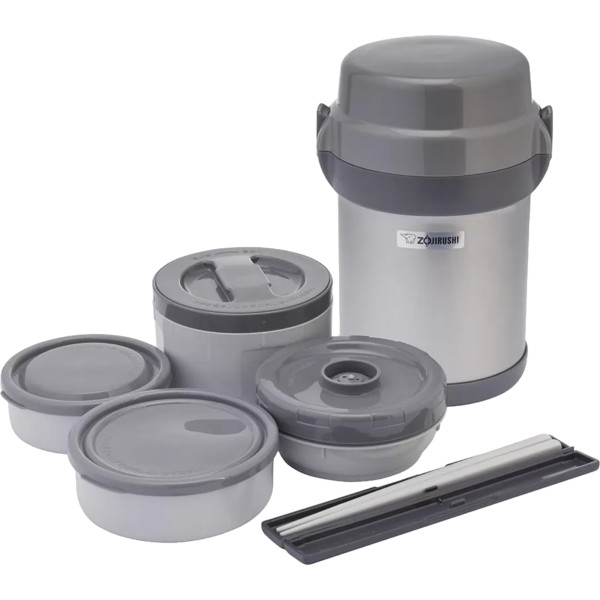 Фото - Набір для ланчу Zojirushi SL-JAF14SA 1.23 л Gray (16.78.00.91)