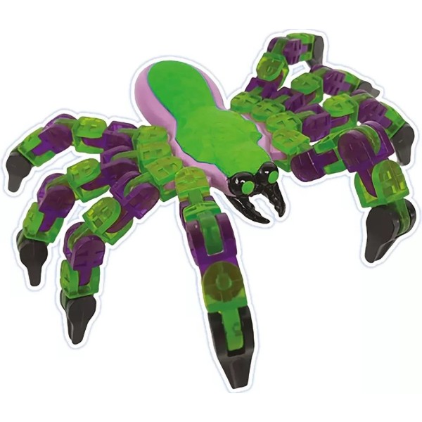 Фото - Фигурка животного Zing Klixx Creaturez - Fidget Паук зелено-фиолетовый (KX100_A)