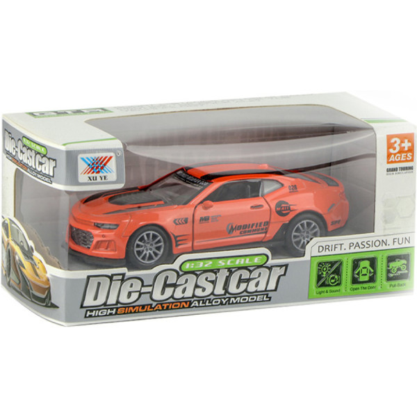 Фото - Колекційна машинка 1:32 XU YE інерційна HORNET світло звук в асортименті (K175B12)