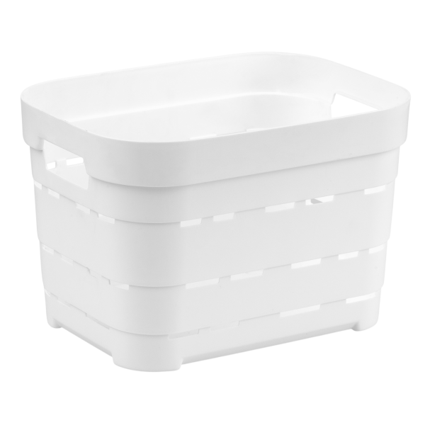 Фото - Корзина для зберігання Idea Home Pyramid White б/кр. 24x17,5x16 см (00612 White) Фото - Корзина для зберігання Idea Home Pyramid White б/кр. 24x17,5x16 см (00612 White)