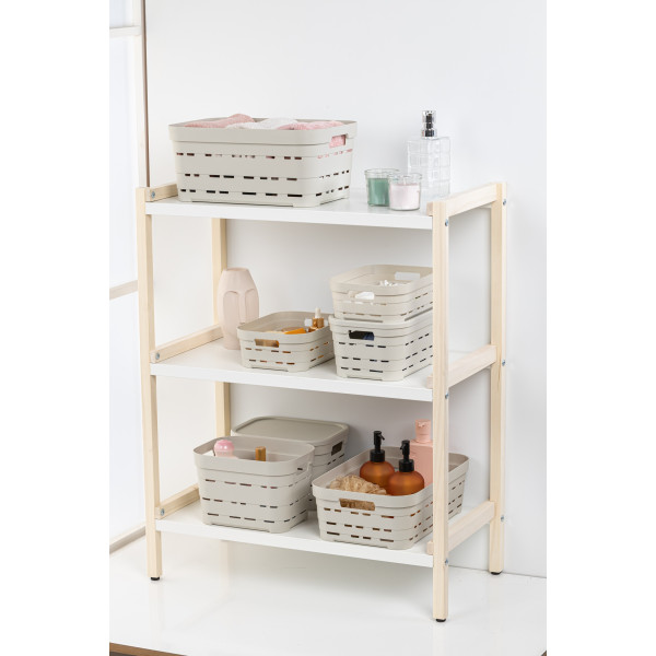 Фото - Корзина для хранения Idea Home Pyramid Bej б/кр. 36x24x16 см (00616 Bej)