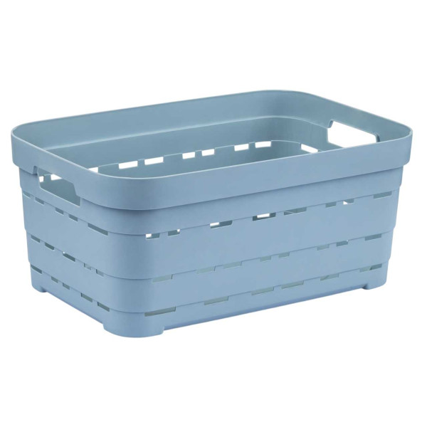 Фото - Корзина для хранения Idea Home Pyramid Blue б/кр. 36x24x16 см (00616 Blue)