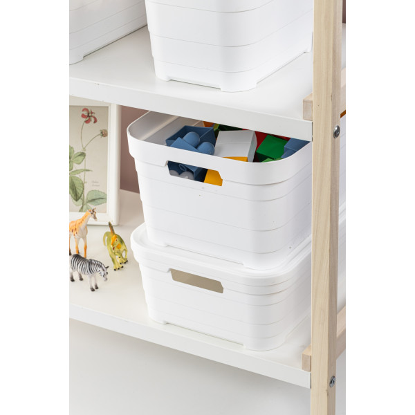 Фото - Корзина для зберігання Idea Home Pyramid White з/кр. 24x18x12.5 см (00638 White)