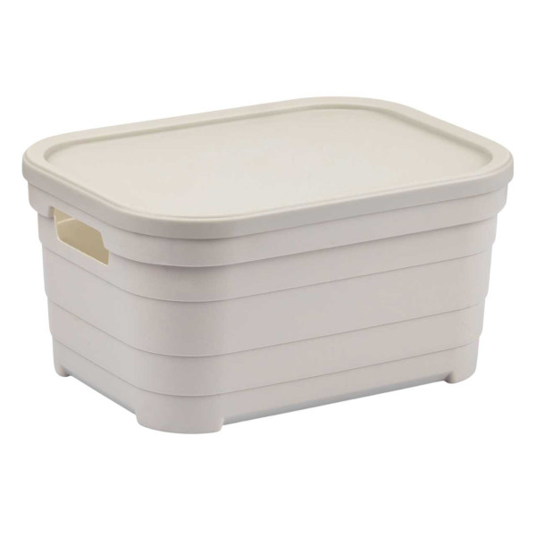 Фото - Корзина для зберігання Idea Home Pyramid Bej з/кр. 24x18x12.5 см (00638 Bej)