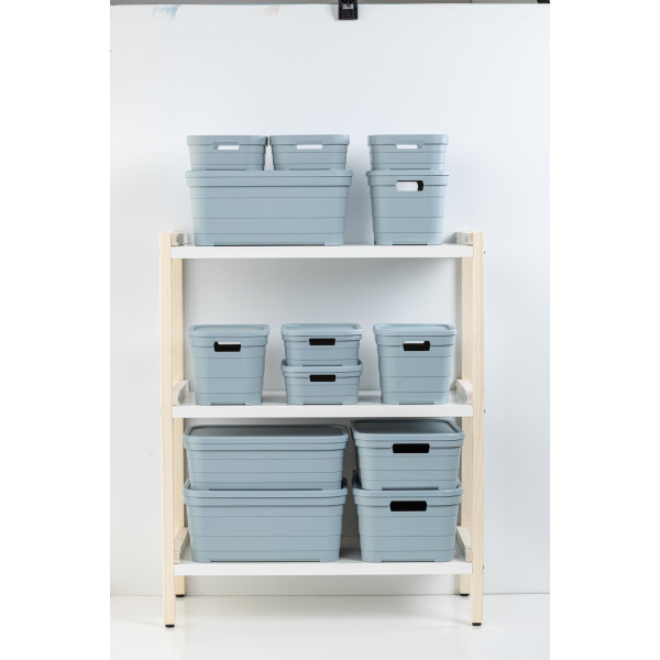 Фото - Корзина для хранения Idea Home Pyramid Blue с/кр. 24x18x12.5 см (00638 Blue)