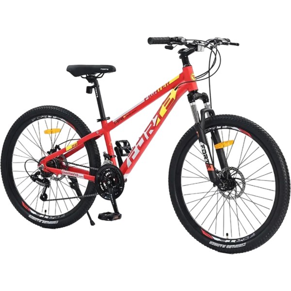 Фото - Двоколісний велосипед Forte Fighter 12"/24" Red/Yellow