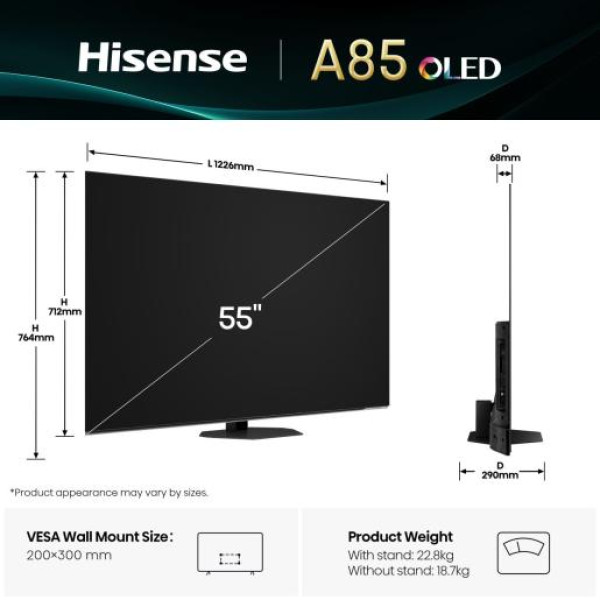 Фото - Телевизор Hisense 55A85Q